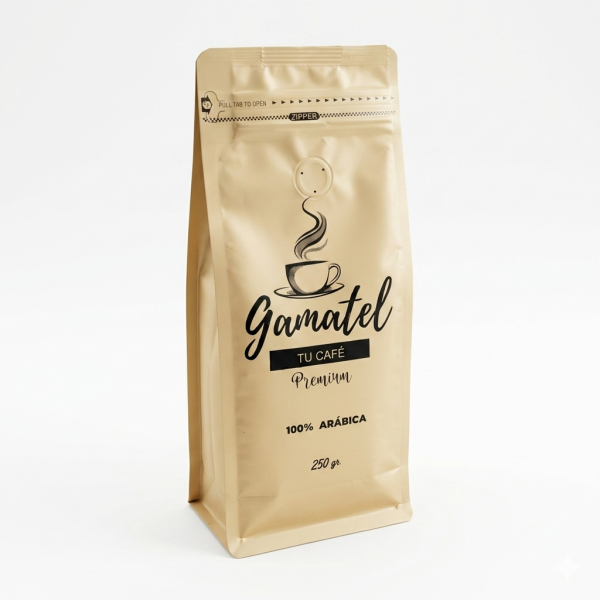 Bolsa de Café Gamatel Premium Geisha 250 g, café peruano de especialidad SCA 90